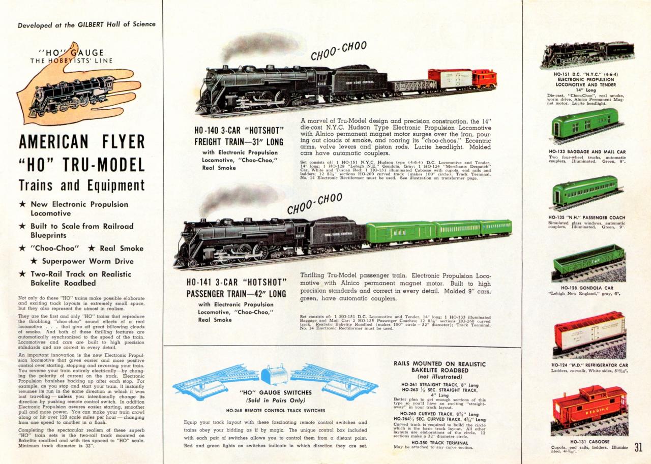 1947 american flyer train set