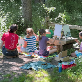 Painting Along the Mill River